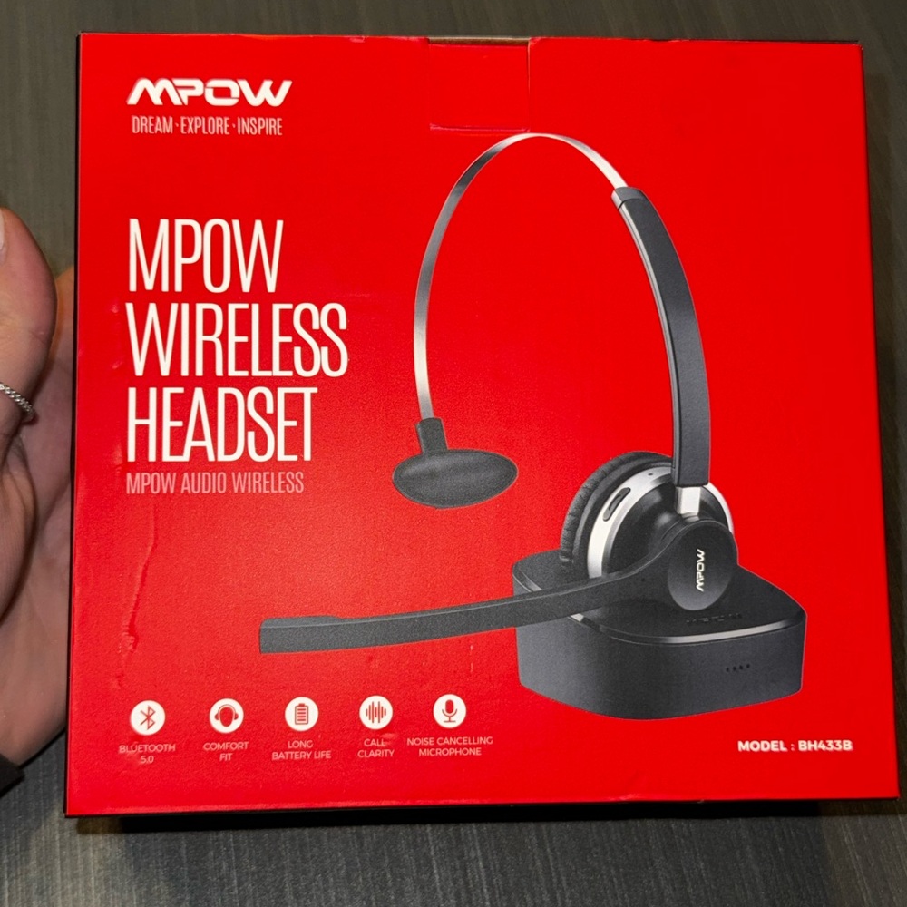 Mpow Bluetooth Headset - Black